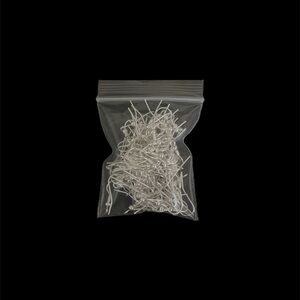 Silver-Plated Fish Hook Earring With Loop DIY Jewelry Findings